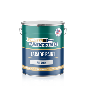 Peinture façade Vert pin