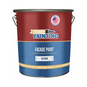 Peinture façade Rouge brun