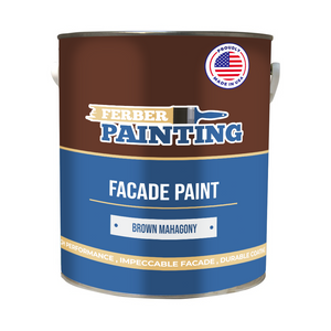 Peinture façade Brun acajou