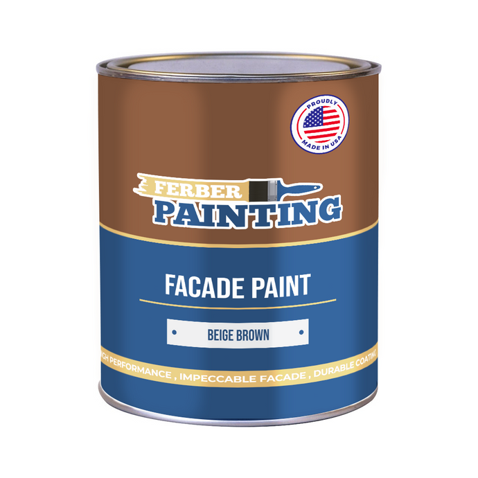 Peinture façade Beige brun